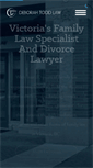 Mobile Screenshot of deborahtoddlaw.com